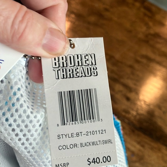 Tie-Dye Swim Trunks with side pockets. - Picture 4 of 8